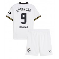 Camiseta Borussia Dortmund Serhou Guirassy #9 Tercera Equipación Replica 2024-25 para niños mangas cortas (+ Pantalones cortos)